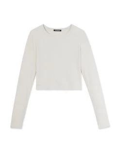 MASSIVE RIB SCOOP NECK LONG SLEEVE