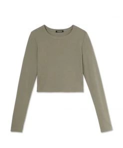 MASSIVE RIB SCOOP NECK LONG SLEEVE