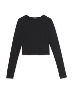 MASSIVE RIB SCOOP NECK LONG SLEEVE