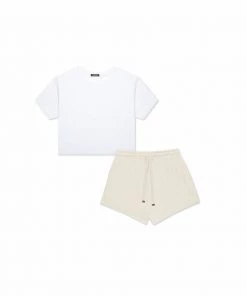 MASSIVE Bundles WOMENS MODAL CROP TEE + MODAL CLASSIC SHORTS - BUNDLE