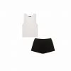 MASSIVE WOMENS MODAL CROPPED TANK + DOLPHIN SHORTS - BUNDLE