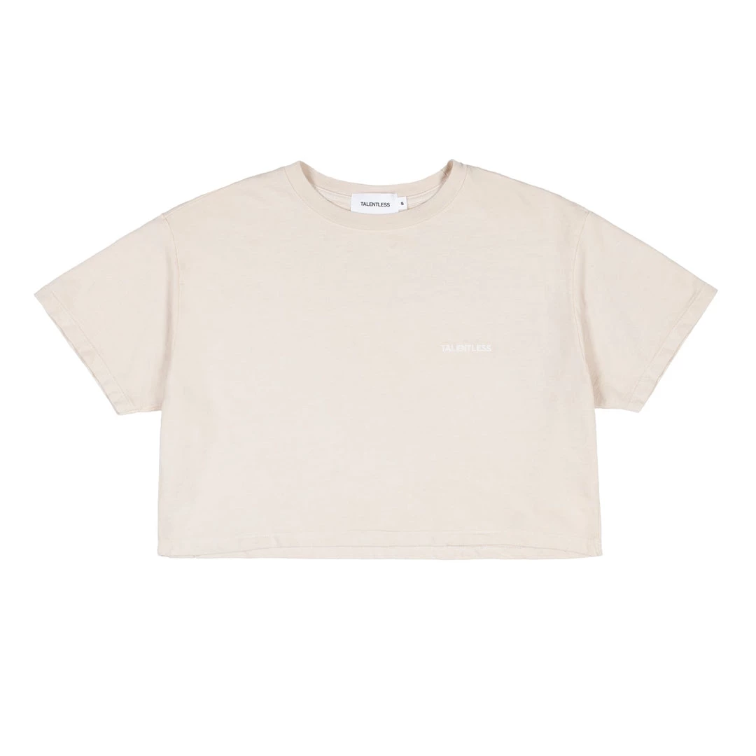 MASSIVE WOMENS FRENCH TERRY CROPPED TEE 8 MASSIVE WOMENS FRENCH TERRY CROPPED TEE