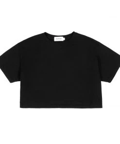 MASSIVE WOMENS FRENCH TERRY CROPPED TEE
