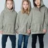 TALENTLESS KIDS HOODIE - GRANITE WASH