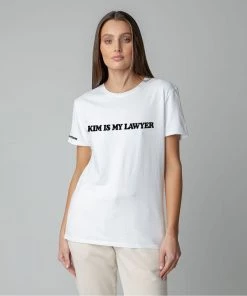 MASSIVE WOMEN'S BOYFRIEND TEE - KIM IS MY LAWYER