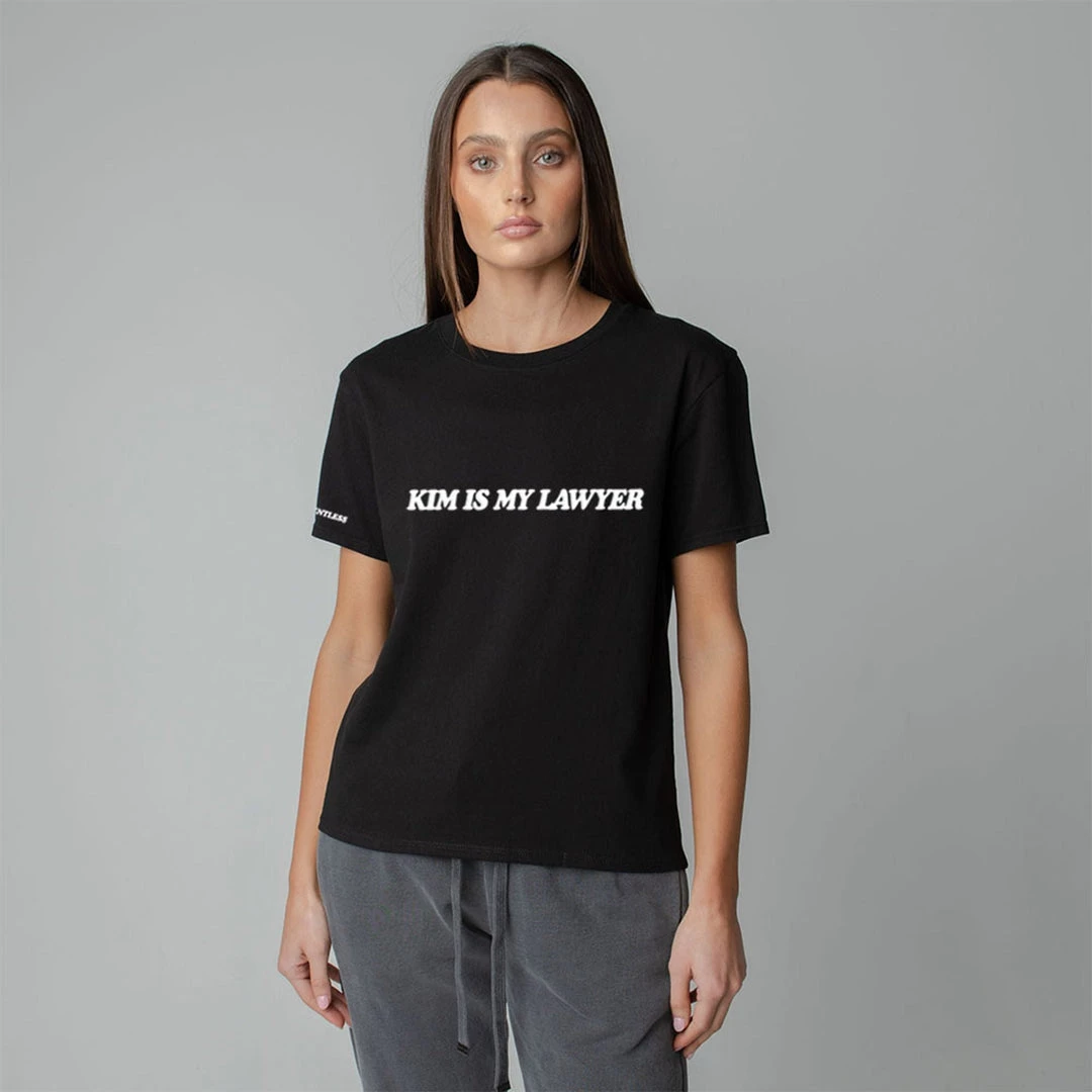 MASSIVE WOMEN'S BOYFRIEND TEE - KIM IS MY LAWYER 7 MASSIVE WOMEN'S BOYFRIEND TEE - KIM IS MY LAWYER