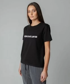 MASSIVE WOMEN'S BOYFRIEND TEE - KIM IS MY LAWYER 27 MASSIVE WOMEN'S BOYFRIEND TEE - KIM IS MY LAWYER