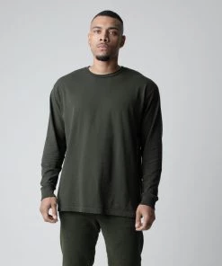 MASSIVE MENS DROP SHOULDER LONG SLEEVE TEE