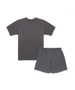 MASSIVE MENS DROP SHOULDER TEE + JERSEY SHORTS - BUNDLE