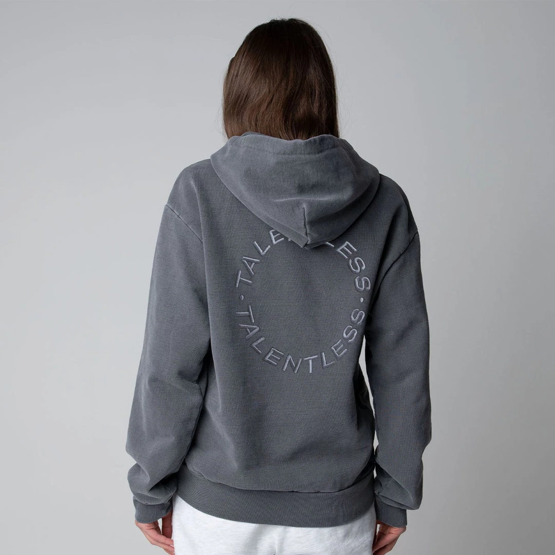 TALENTLESS MENS HOODIE - CIRCLE LOGO EMBROIDERED 4 TALENTLESS MENS HOODIE - CIRCLE LOGO EMBROIDERED