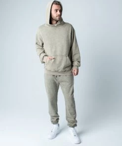 TALENTLESS MENS HOODIE - GRANITE WASH