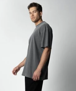 MASSIVE MENS MOCK NECK DROP SHOULDER TEE Best Sellers 25 MASSIVE MENS MOCK NECK DROP SHOULDER TEE Best Sellers