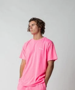 TALENTLESS MENS DROP SHOULDER TEE Neon