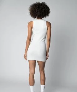 MASSIVE RIB HIGH-NECK CONTOUR DRESS