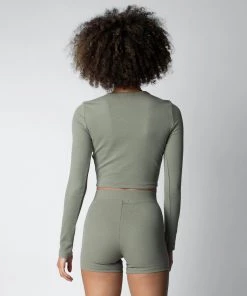 MASSIVE RIB SCOOP NECK LONG SLEEVE