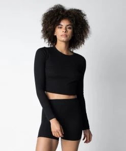 MASSIVE RIB SCOOP NECK LONG SLEEVE