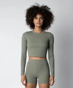 MASSIVE RIB SCOOP NECK LONG SLEEVE