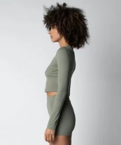 MASSIVE RIB SCOOP NECK LONG SLEEVE