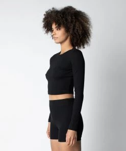 MASSIVE RIB SCOOP NECK LONG SLEEVE