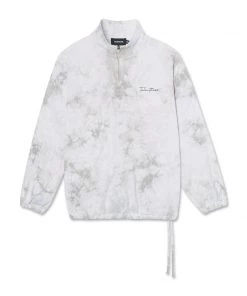 MASSIVE UNISEX TWILL HALF ZIP - STORM