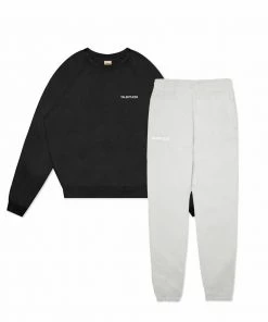 MASSIVE UNISEX RAGLAN CREWNECK + SWEATPANTS- CORE - BUNDLE