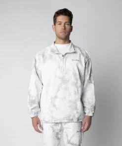 MASSIVE Bundles UNISEX TWILL HALF ZIP + TWILL TRACK PANT- STORM - BUNDLE