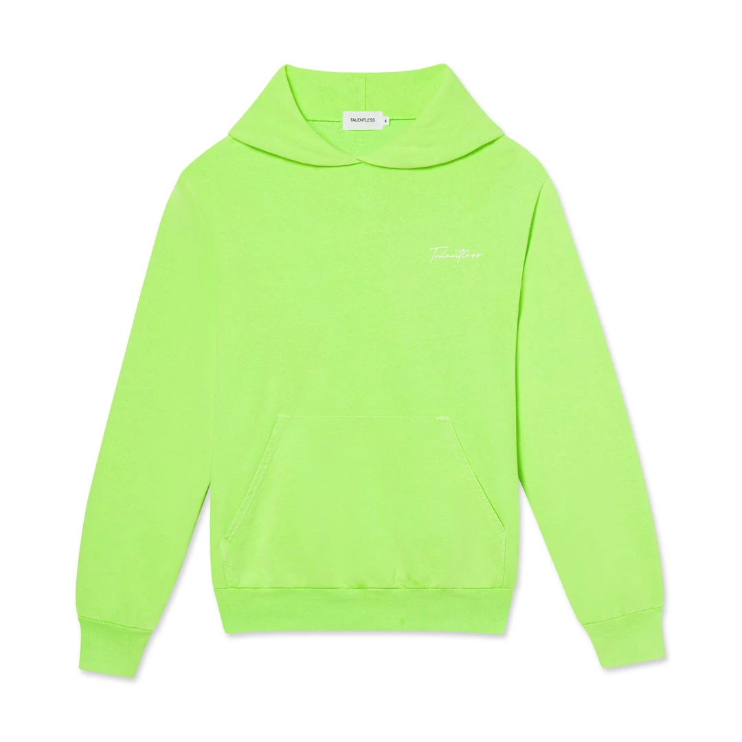 TALENTLESS WOMENS LIGHTWEIGHT HOODIE - NEON 13 TALENTLESS WOMENS LIGHTWEIGHT HOODIE - NEON