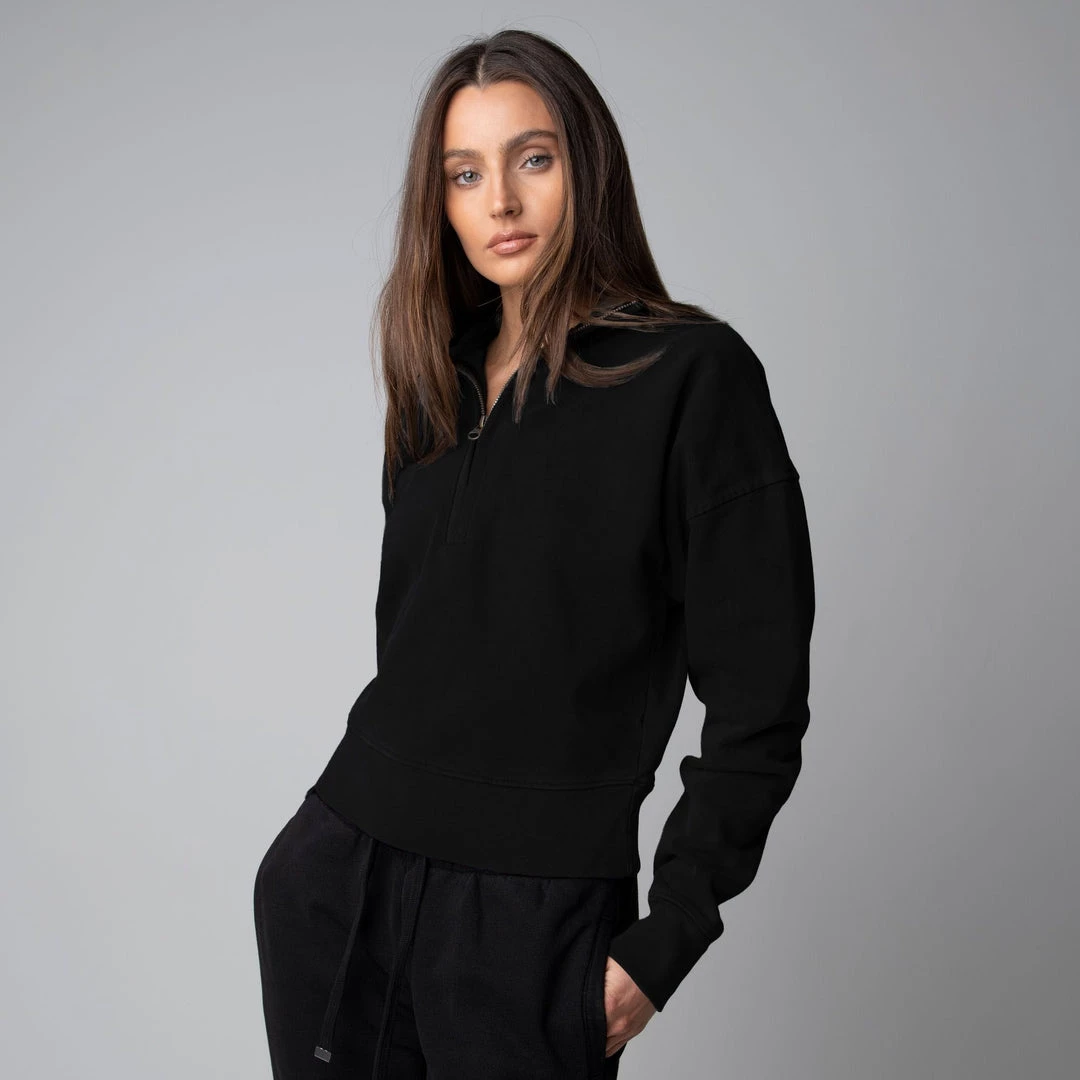 MASSIVE WOMENS 3/4 ZIP PULLOVER 12 MASSIVE WOMENS 3/4 ZIP PULLOVER