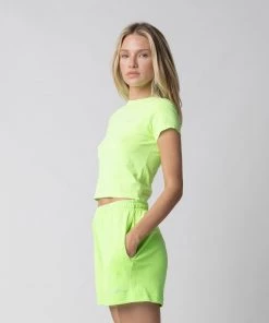 MASSIVE WOMENS BABY TEE - NEON Best Sellers