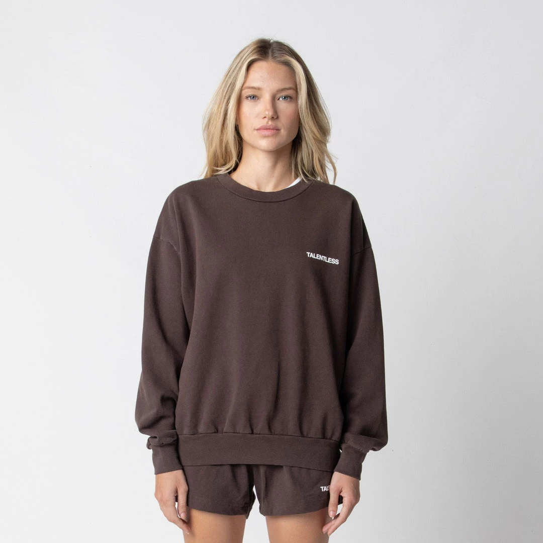 TALENTLESS WOMENS LIGHTWEIGHT CREWNECK - CORE Best Sellers 4 TALENTLESS WOMENS LIGHTWEIGHT CREWNECK - CORE Best Sellers