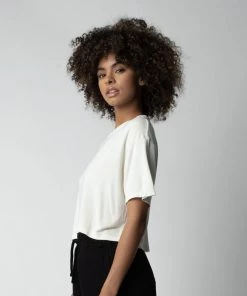 MASSIVE WOMENS MODAL CROP TEE + LIGHTWEIGHT JERSEY SHORTS - BUNDLE