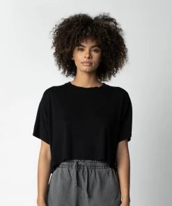 MASSIVE WOMENS MODAL CROP TEE + LIGHTWEIGHT JERSEY SHORTS - BUNDLE