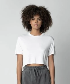 MASSIVE WOMENS MODAL CROP TEE + LIGHTWEIGHT JERSEY SHORTS - BUNDLE