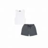 MASSIVE RIB HIGH-NECK CONTOUR CROPPED TANK + HEAVYWEIGHT CLASSIC SHORT - BUNDLE Bundles