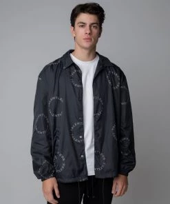 MASSIVE CIRCLE LOGO COACHES JACKET