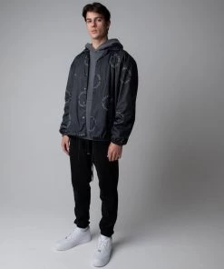 MASSIVE CIRCLE LOGO COACHES JACKET