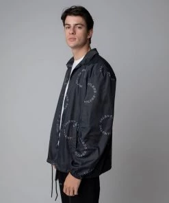 MASSIVE CIRCLE LOGO COACHES JACKET