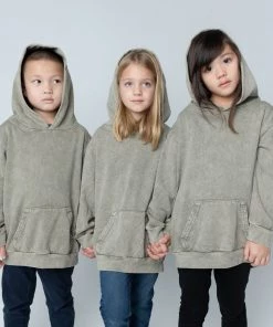 MASSIVE KIDS HOODIE - GRANITE WASH 16 MASSIVE KIDS HOODIE - GRANITE WASH