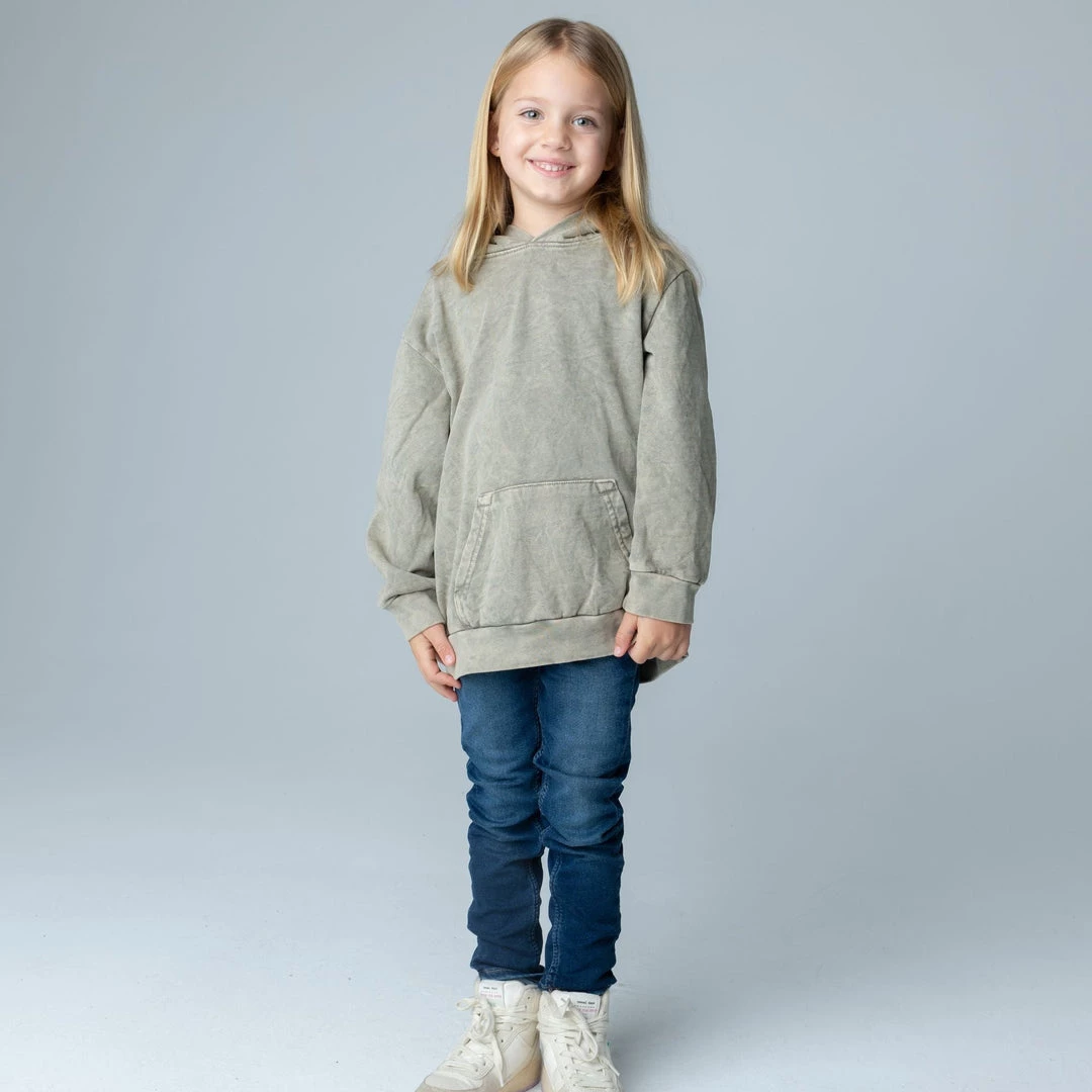 MASSIVE KIDS HOODIE - GRANITE WASH 10 MASSIVE KIDS HOODIE - GRANITE WASH