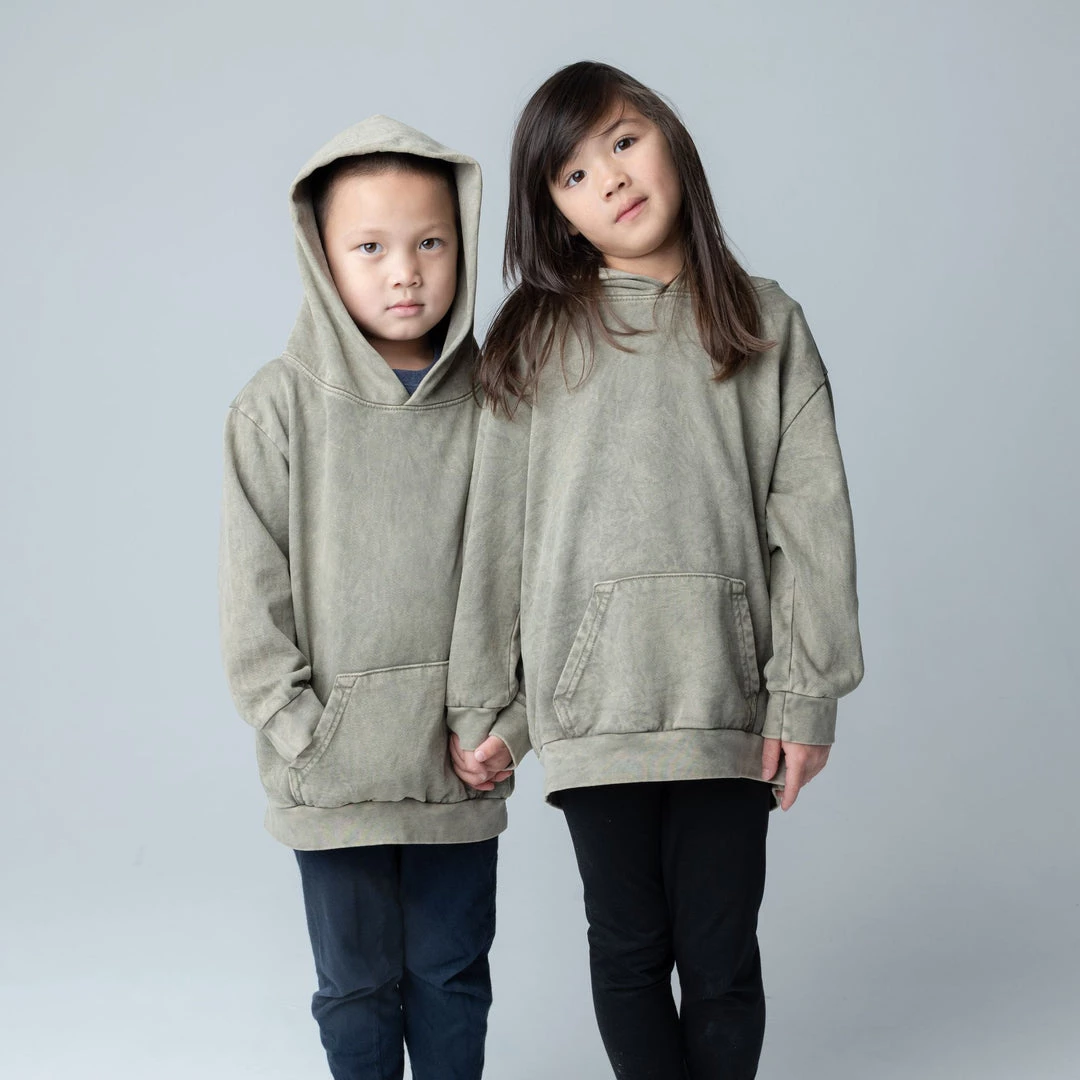 MASSIVE KIDS HOODIE - GRANITE WASH 12 MASSIVE KIDS HOODIE - GRANITE WASH