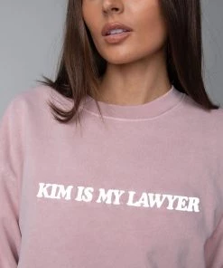 TALENTLESS KIM IS MY LAWYER CREWNECK - PASTEL Crewnecks