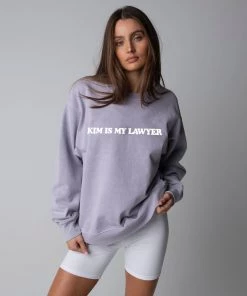 TALENTLESS KIM IS MY LAWYER CREWNECK - PASTEL Crewnecks