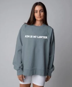 TALENTLESS KIM IS MY LAWYER CREWNECK - PASTEL Crewnecks
