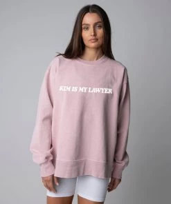 TALENTLESS KIM IS MY LAWYER CREWNECK - PASTEL Crewnecks