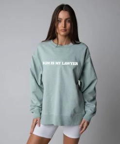 TALENTLESS KIM IS MY LAWYER CREWNECK - PASTEL Crewnecks