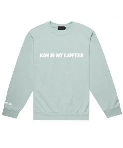 TALENTLESS KIM IS MY LAWYER CREWNECK - PASTEL Crewnecks