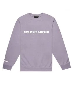 Deals TALENTLESS Store 20 TALENTLESS KIM IS MY LAWYER CREWNECK - PASTEL Crewnecks