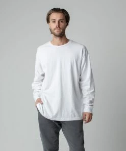 MASSIVE MENS DROP SHOULDER LONG SLEEVE TEE