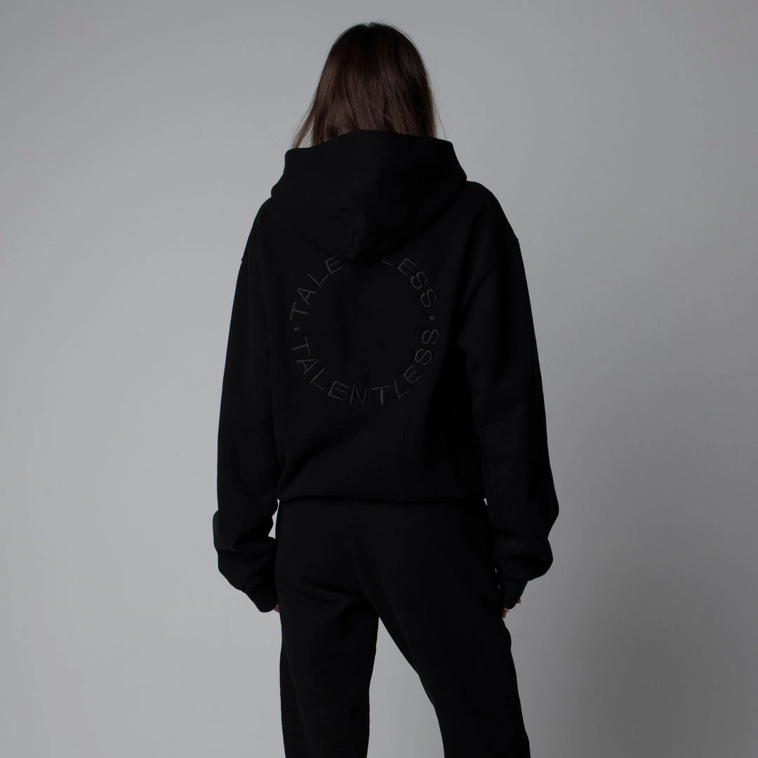 TALENTLESS MENS HOODIE - CIRCLE LOGO EMBROIDERED 29 TALENTLESS MENS HOODIE - CIRCLE LOGO EMBROIDERED