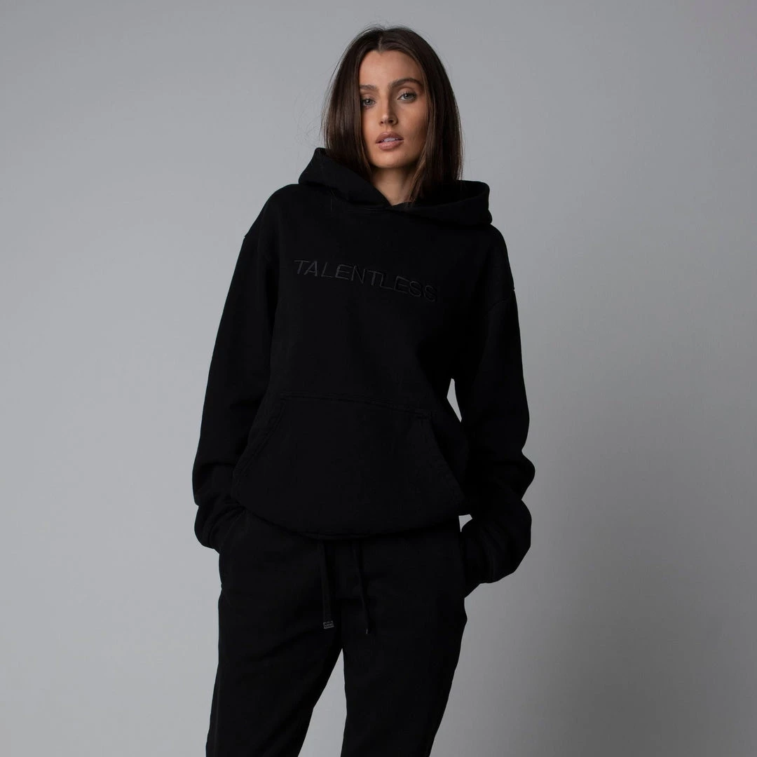 TALENTLESS MENS HOODIE - CIRCLE LOGO EMBROIDERED 26 TALENTLESS MENS HOODIE - CIRCLE LOGO EMBROIDERED